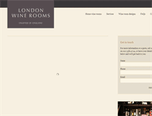 Tablet Screenshot of londonwinerooms.co.uk
